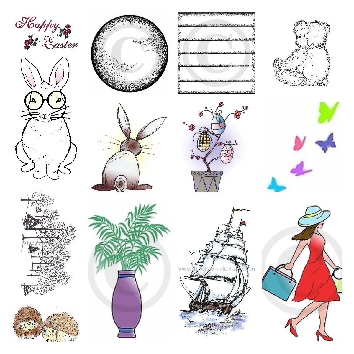 

Easter Rabbit Hedgehog Bear 2023 New March Release Stamps DIY Scrapbooking Photo Album Decorative Embossing PaperCard Crafts