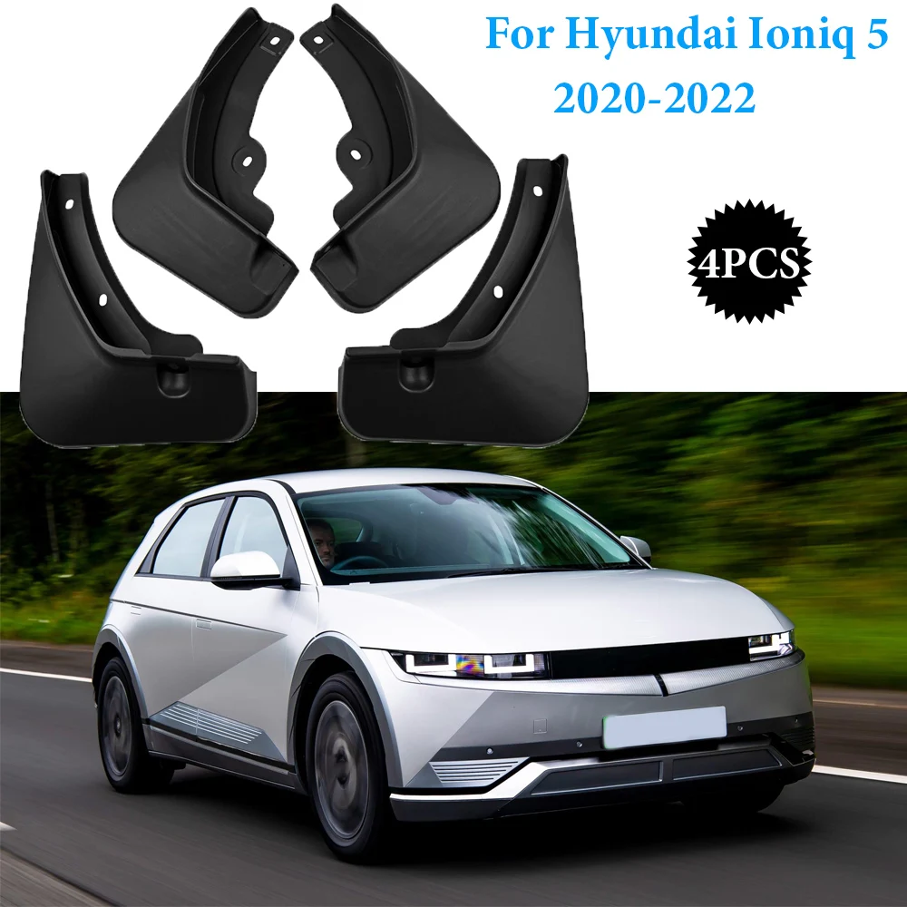 

4x Car Fenders Mudguard For Hyundai Ioniq 5 2020+ Splash Guards Mud Flaps Guards Exterior Part Accessories Car-styling