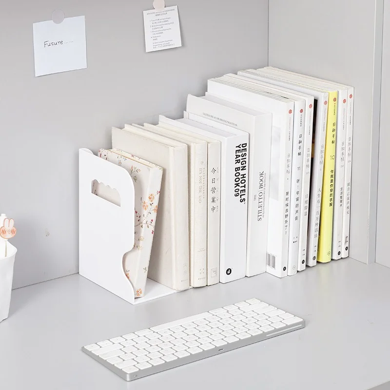 Retractable ABS Book Stand Creative Students Use Bookshelf Data Clip Stretch File Baffle Retract & Zoom Book Shelf Bookend