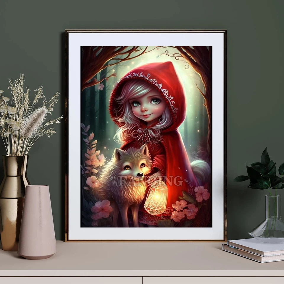 DIY Diamond Painting Cartoon Elf Girl With The Cat Mosaic Embroidery Cute  Fairy Cross Stitch Handmade Crafts Home Decor S32 - AliExpress