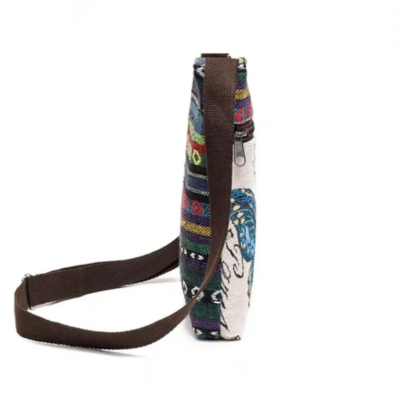 Cartoon Crossbody Bag, Chic Canvas with Double Sided Embroidery Cute Single Shoulder Bag for Women Daily Use School, Work, Party