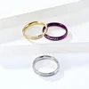 JHSL Brand Luxury Stainless Steel Women Wedding Rings Cubic Zircon Purple Gold Silver Color US Size 5 6 7 8 9 10 5
