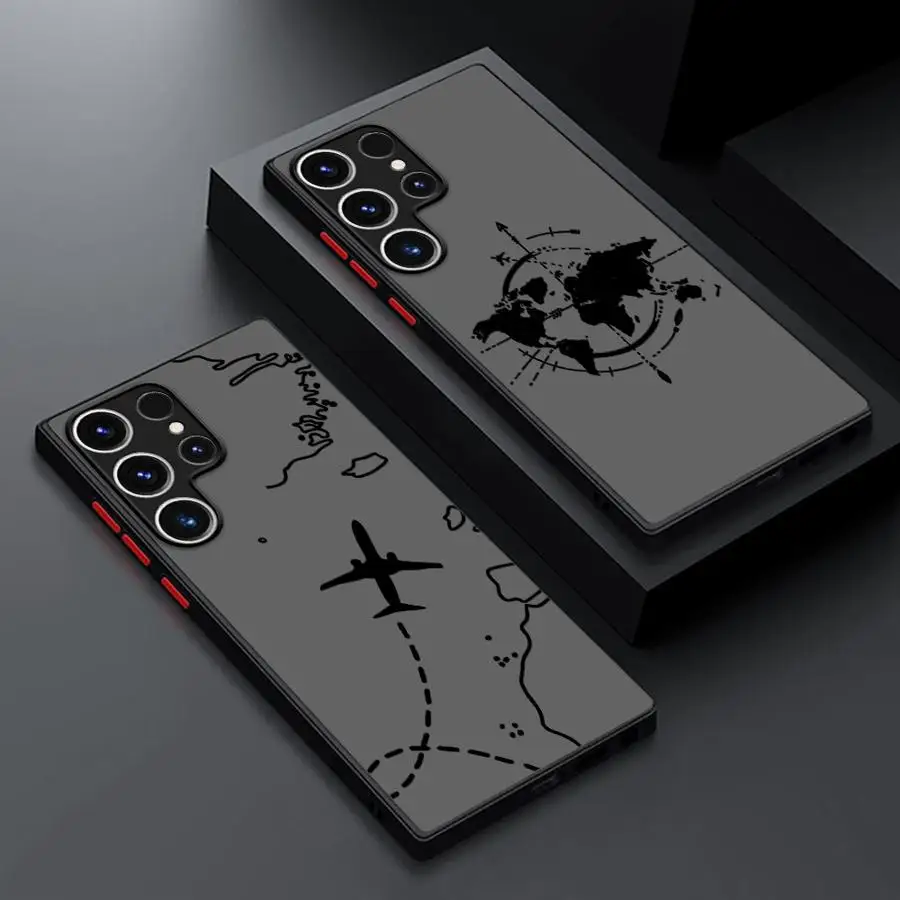 Topographic Line Airplane Design Phone Cover Case