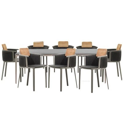 200cm table 8 chairs