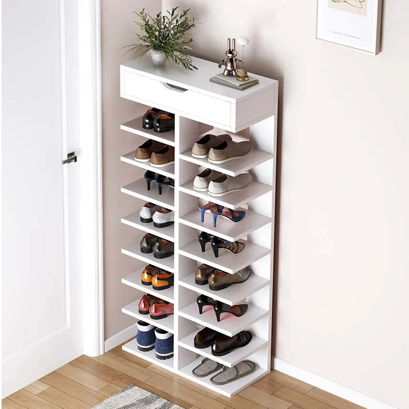  PERTID Meuble Chaussure, Meuble Chaussure Bois, Space Saving  Hidden Shoe Cabinet, Shoe Cabinet for Entryway, for Home and Apartment  (Color : Three Floors, Size : 50cm/19.7in) : Home & Kitchen