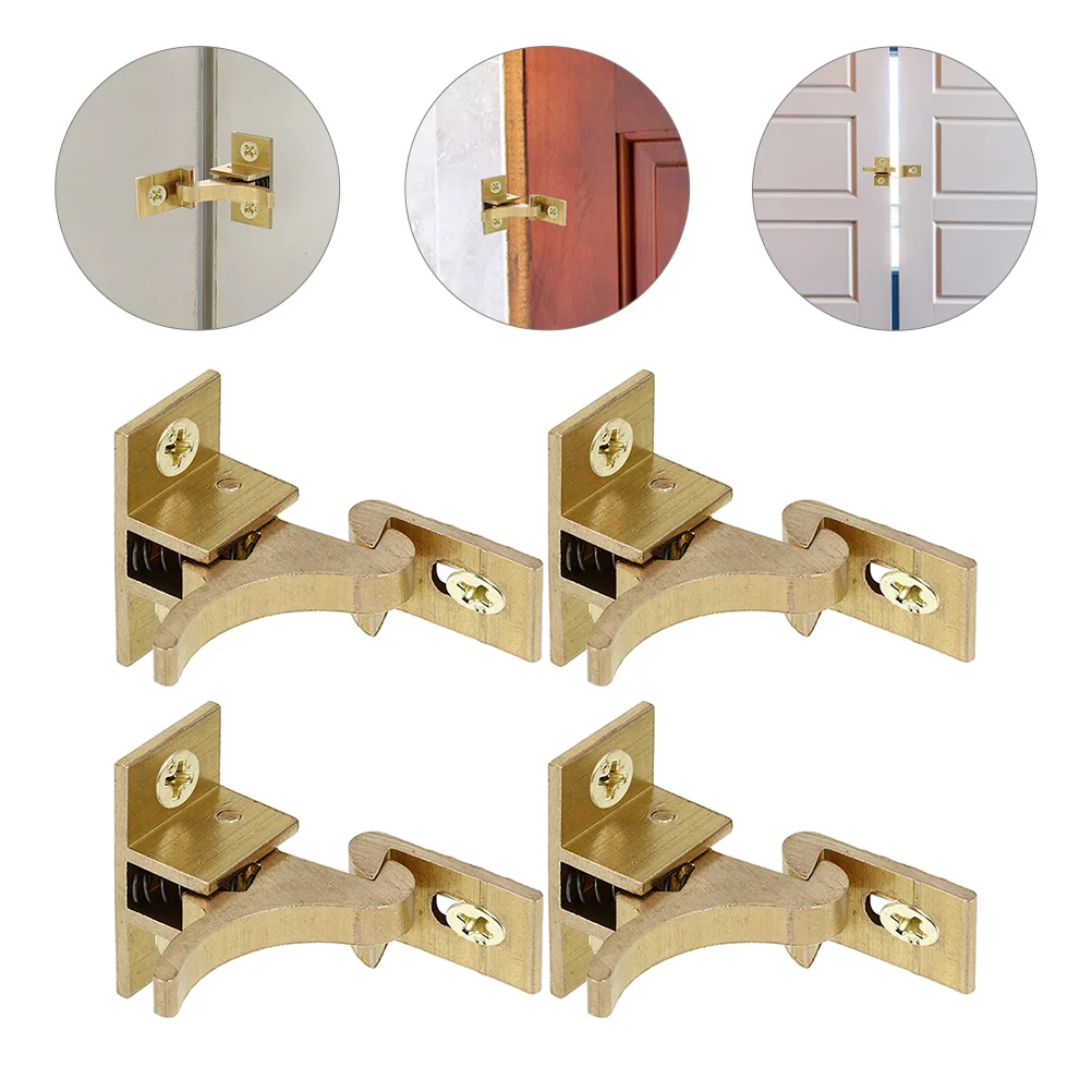 

4pcs Cabinet Latch Heavy Duty Elbow Window Catch Rv Drawer Latch And Catch