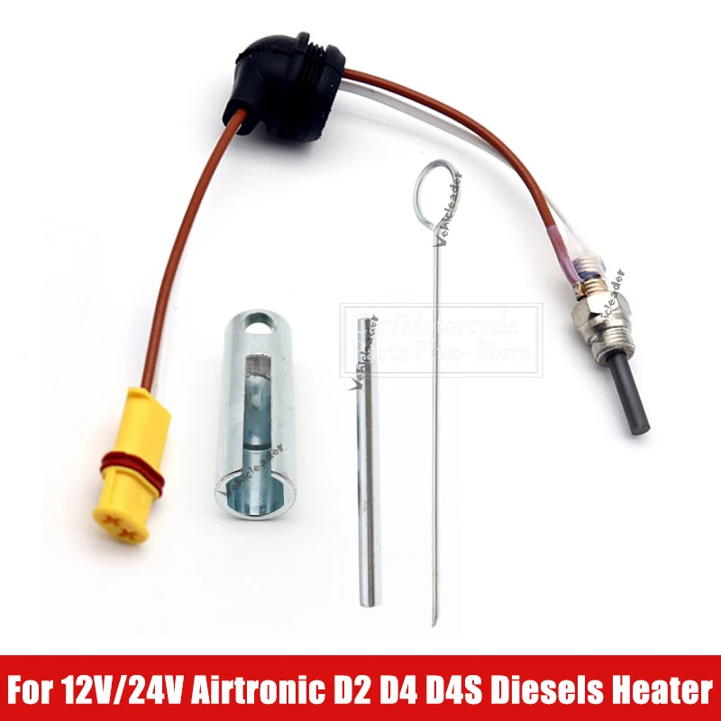 12v 24v Preheaters Ceramic Pin Heater Glow Plug With Wrench For