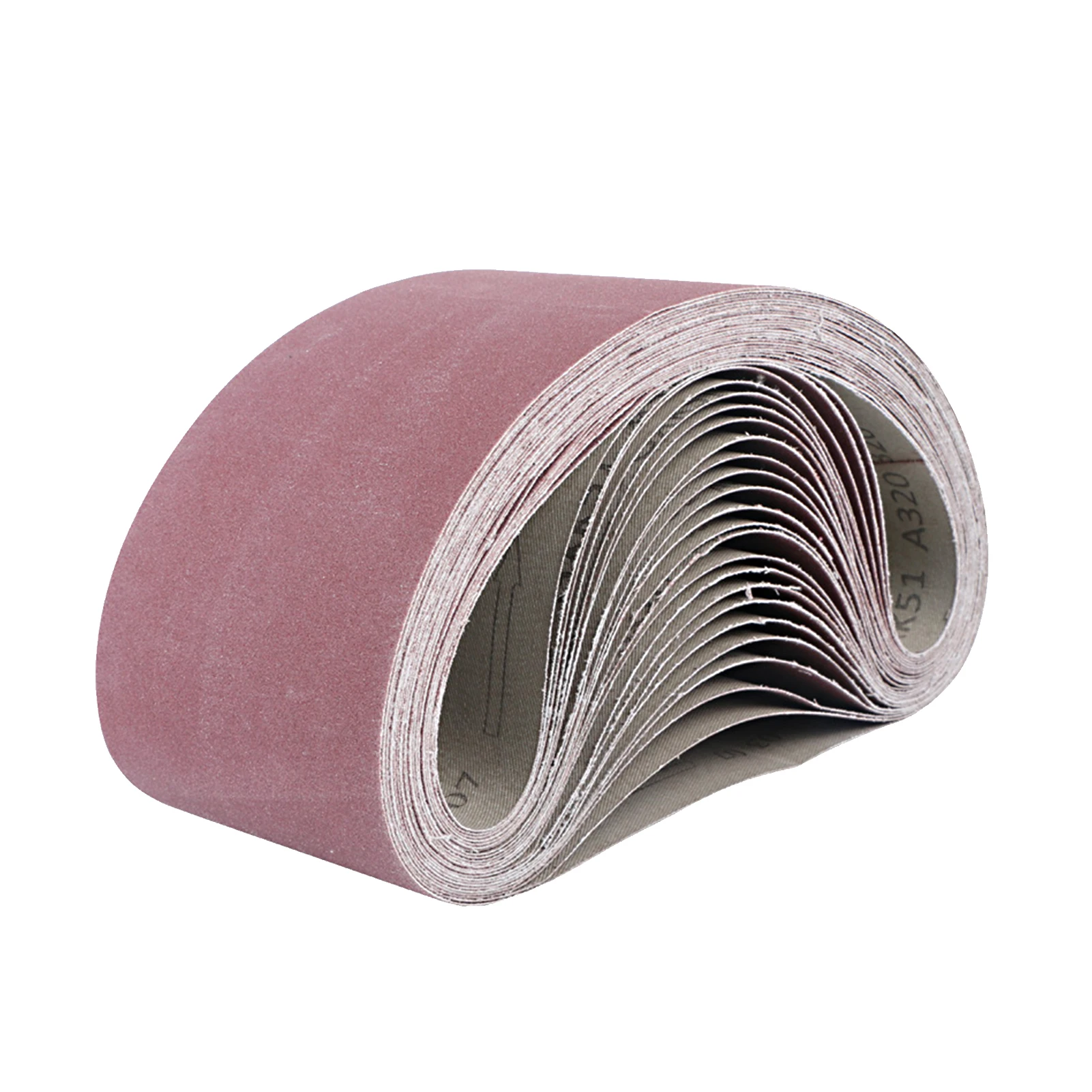 10Pcs Mini Belt Sander 30*380mm Sanding Belts (60/60/80/120/240/320/400/600/800/1000 Grits) for Home Use Belts