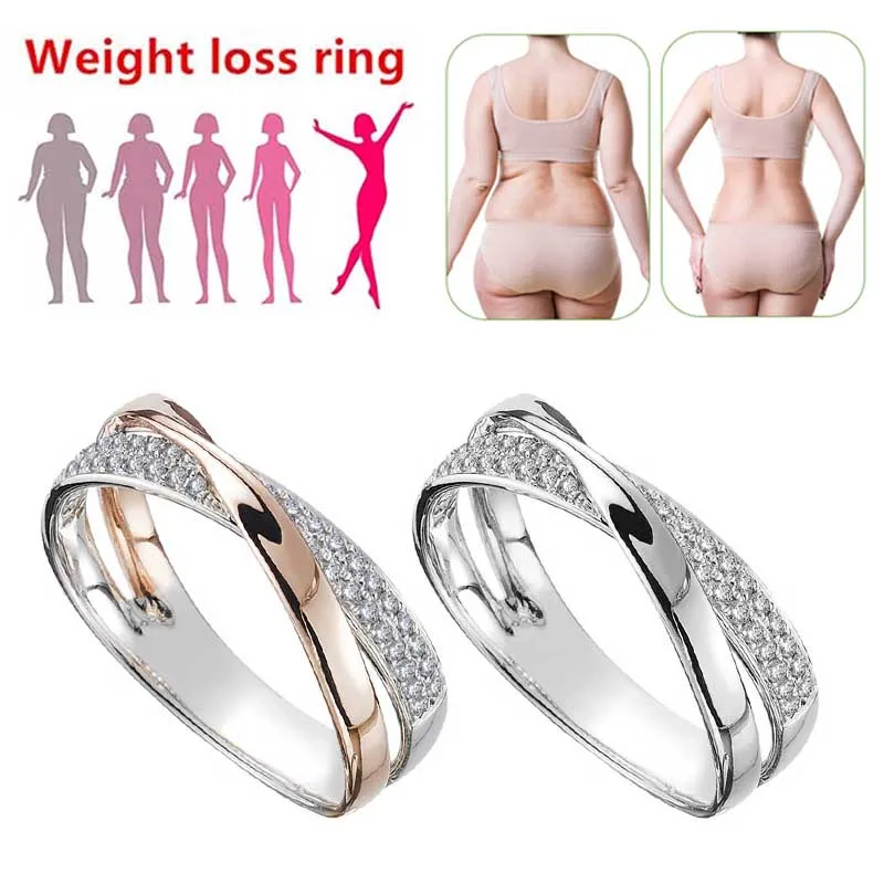 Ring Magnetic Slimming Weight Loss Health Healthcare Slim Fitness Crystal  Rings