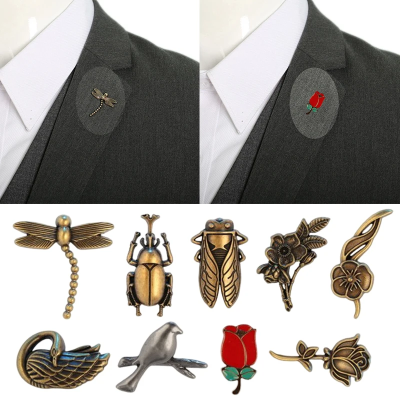 Moda Lega Insetto Animale Uccello Ape Spilla Per Gli Uomini - Foto 4