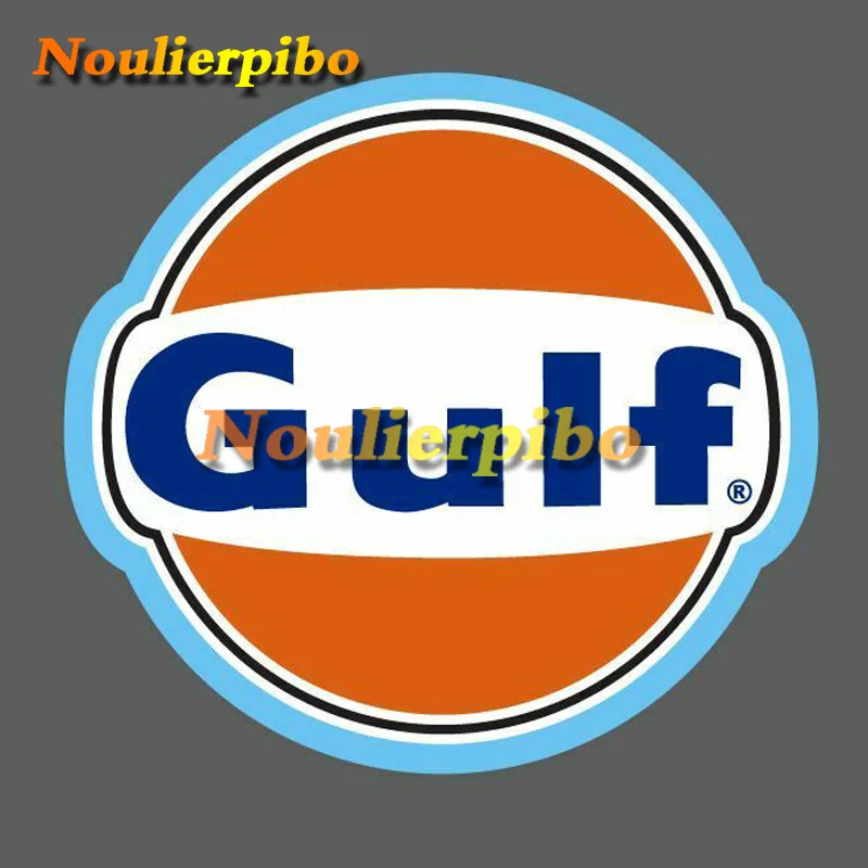 Gulf 가솔린 아메리칸 머슬 걸프 청소년 자동차 스티커, Adesivo Ratto Oldschool PVC 자동차 오토바이 헬멧, 휴대폰 비닐 데칼