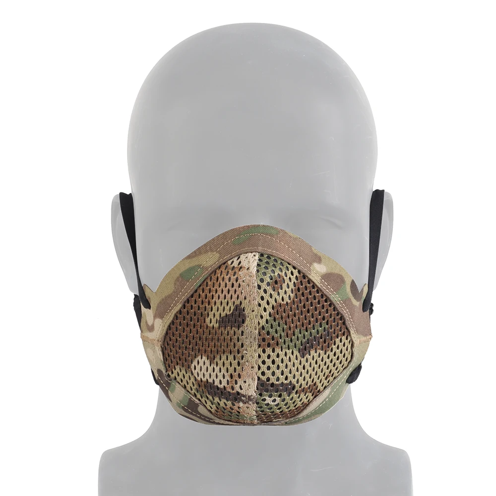 Tactical shooting mask MSK1 silicone mask foldable protective half face mask for shooting training, outdoor hunting 4