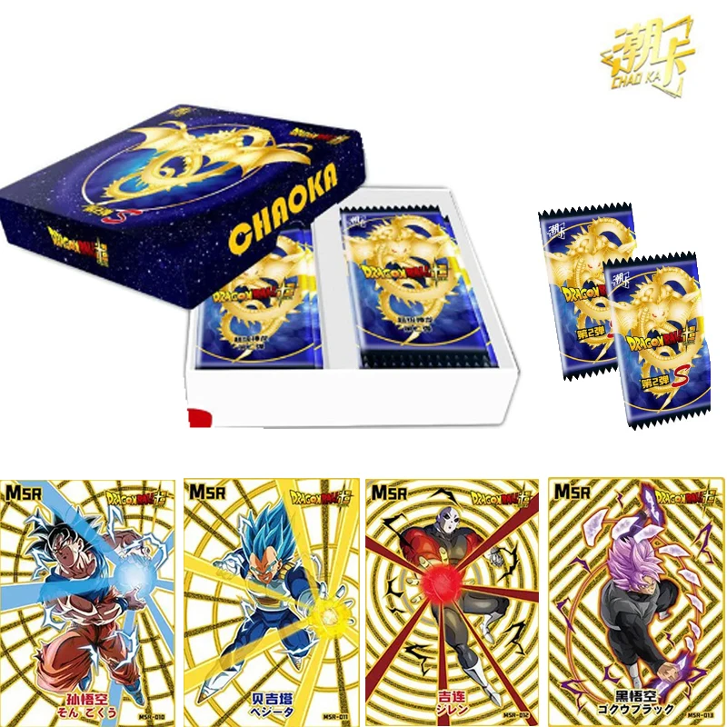 Dragon Ball Super Cards Limited Edition Crystal Nano Max Ink Puzzle Burst Laser 3D Starry Sky Game Collection Cards Giocattoli Per Ragazzi