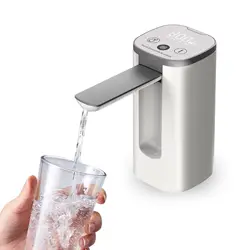 Universal Foldable Electric Water Dispenser with Display (White)