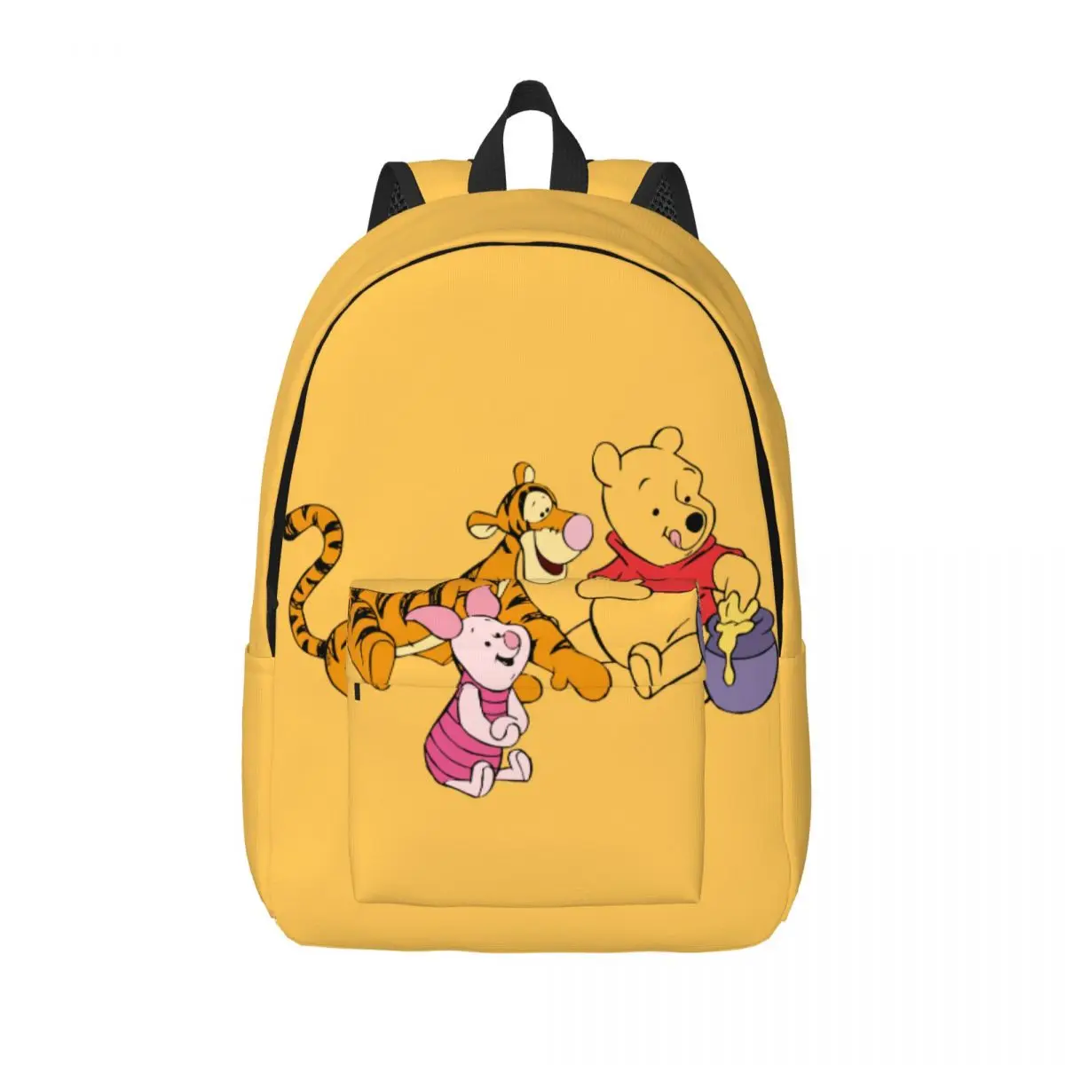 thumbnail image 1 of Custom Winnie Pooh Teddy Bear Travel Canvas Backpack Men Women School Laptop Bookbag College Student Daypack Bags, 1 of 5