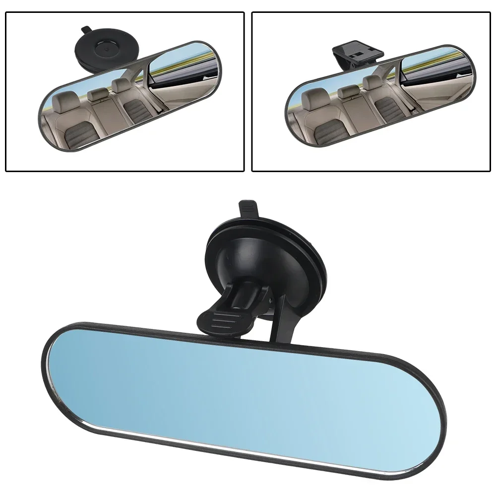 Car Rear View Mirror Adjustable 360 Panoramic Vehicle Car Rearview Parts with Suction Cup Car Decor Interior Accessories