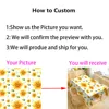 Custom Tablecloth Table Cover Cloth for Wedding Party Home Decor Rectangle Your Photo Image Logo Personalised Tablecover 3