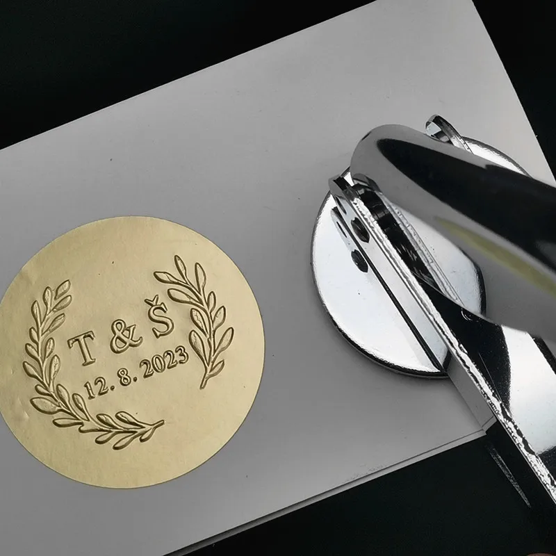 CustomsealPersonalizedWeddingEmbosserCustomEmbosserSealWreath