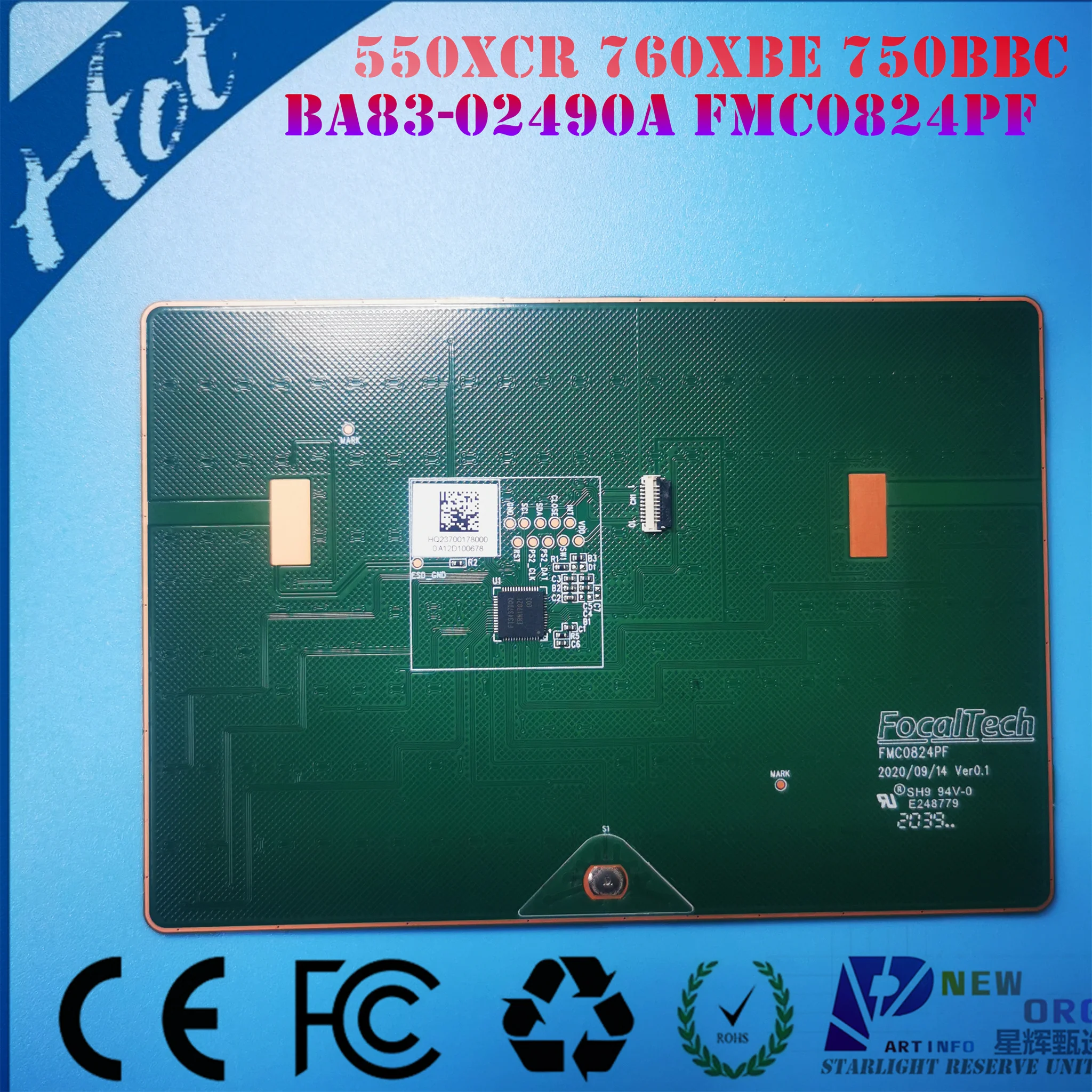 Laptop touchpad BA83-02490A for SAMSUNG NP760 NT760 NP750 NP550 NP560 NP761 NT761 XBE XBV XDA XDZ XCJ XDA XCR BBC Series