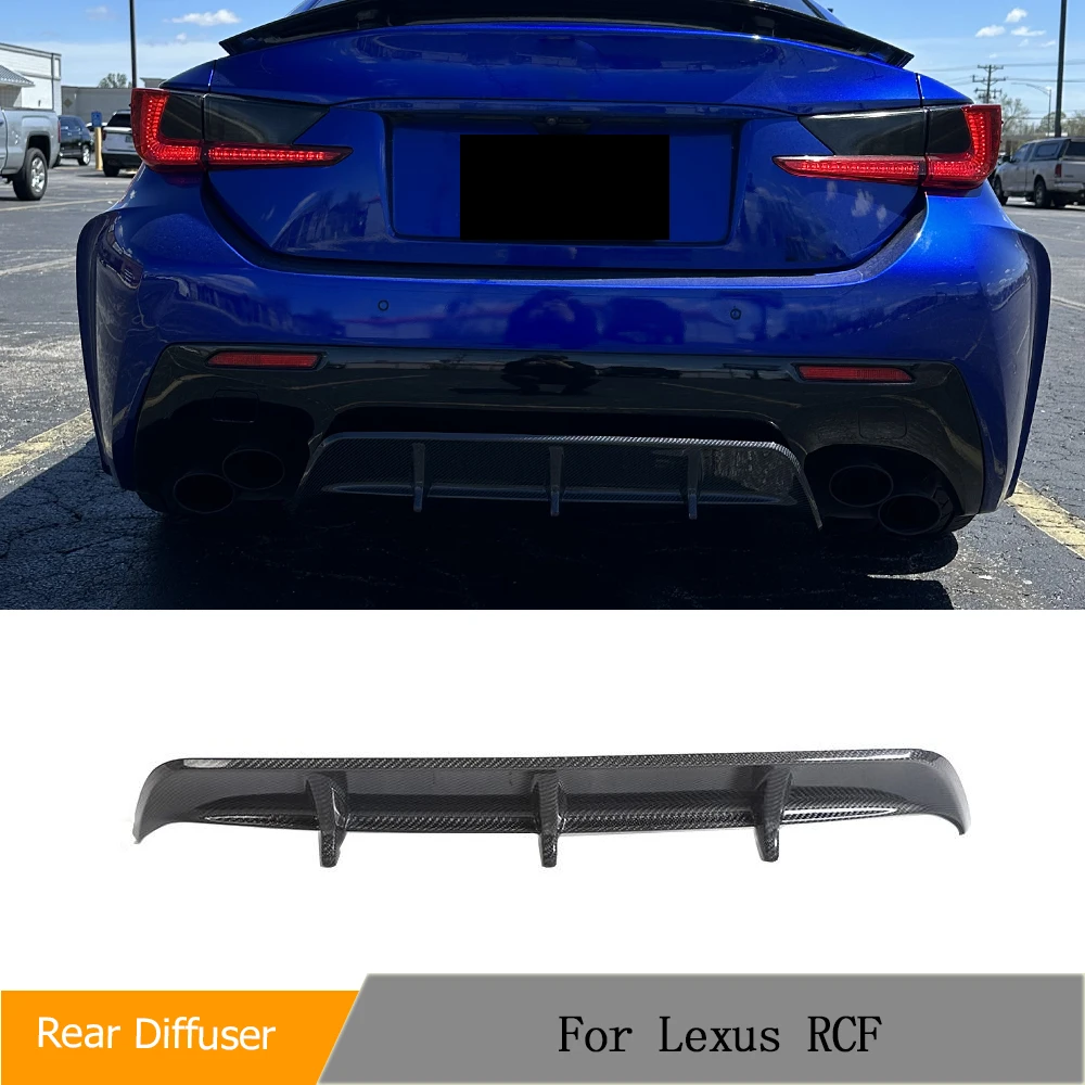 

Диффузор для заднего бампера Lexus RCF 2015-2019 из углеродного волокна