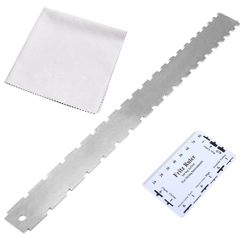 

Guitar Neck Straight Edge Luthier Tool Notched Straight Edge Luthier Measuring Tool
