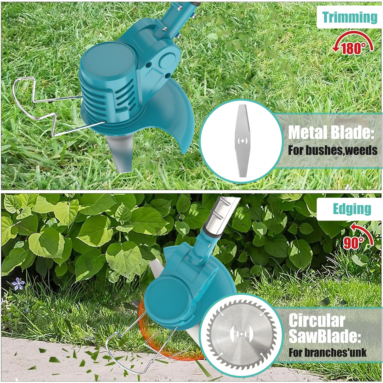 MAKITA DUR369AZ 2x18V LXT accu-bosmaaier/-grastrimmer met U-handgreep