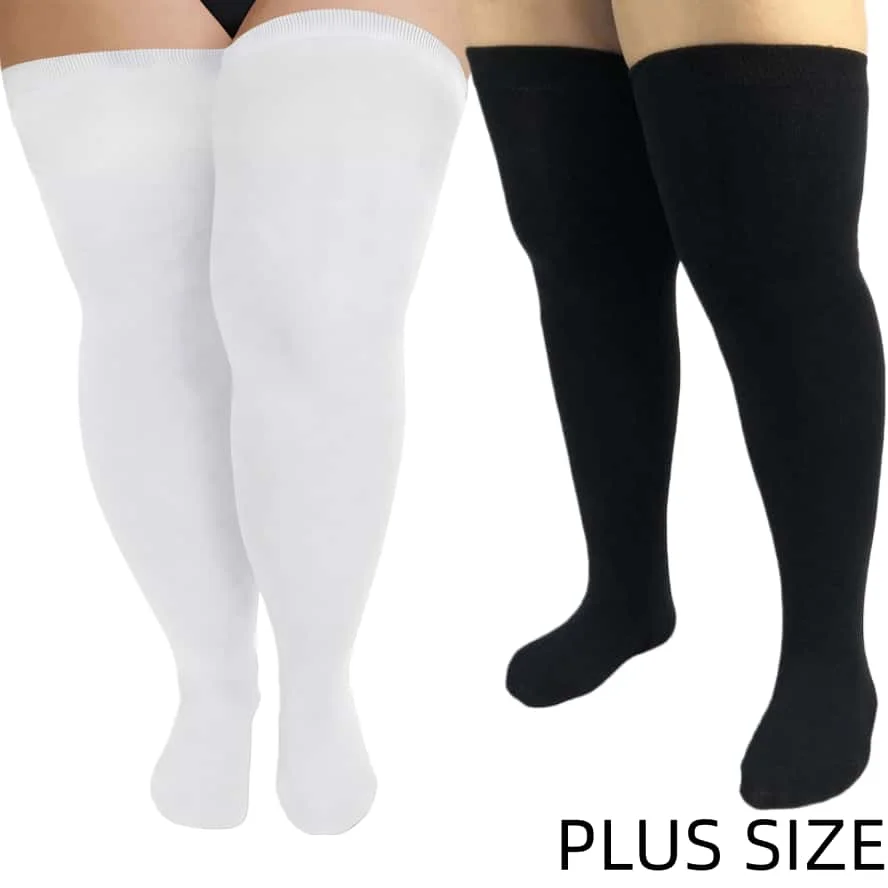 Cozy Striped Over-the-Knee Thigh-High Boot Socks