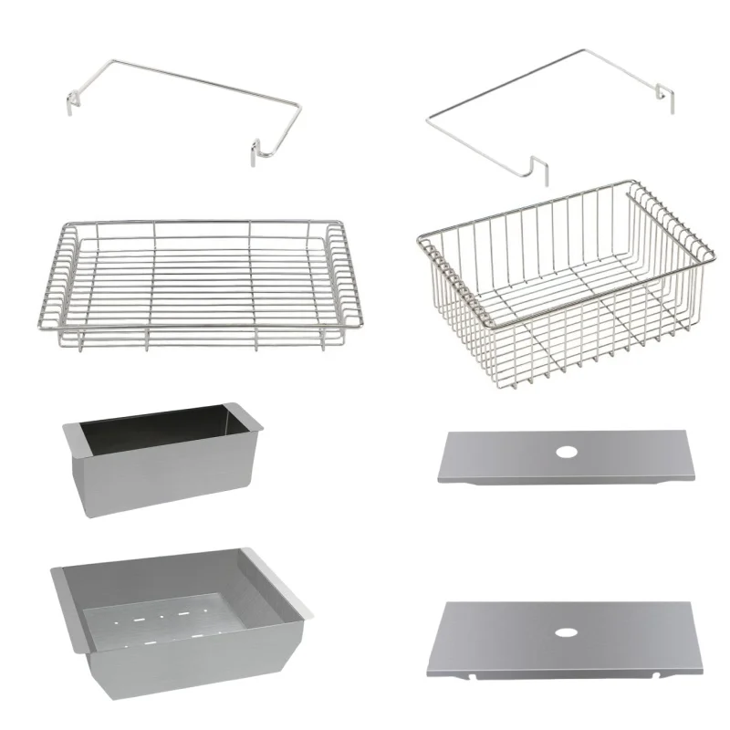 収納ボックスカバー収納棚、ハンギングラック、排水バスケット