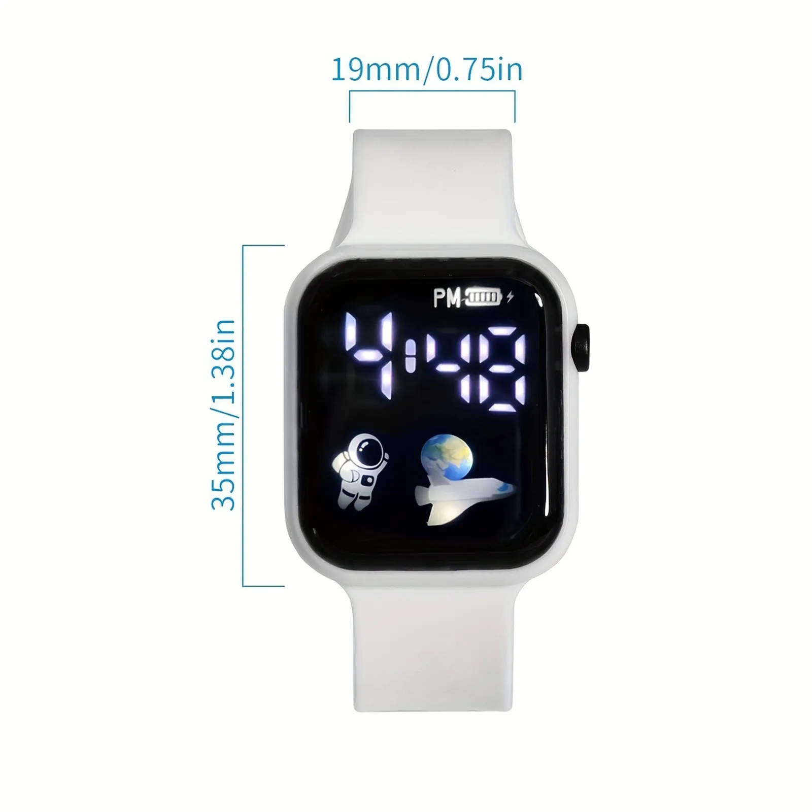 New Led Electronic Watch For Children Square Digital Outdoor Sports Students Watch Electronic Watch Gifts Relogio Feminino 5