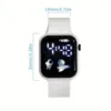 New Led Electronic Watch For Children Square Digital Outdoor Sports Students Watch Electronic Watch Gifts Relogio Feminino 5
