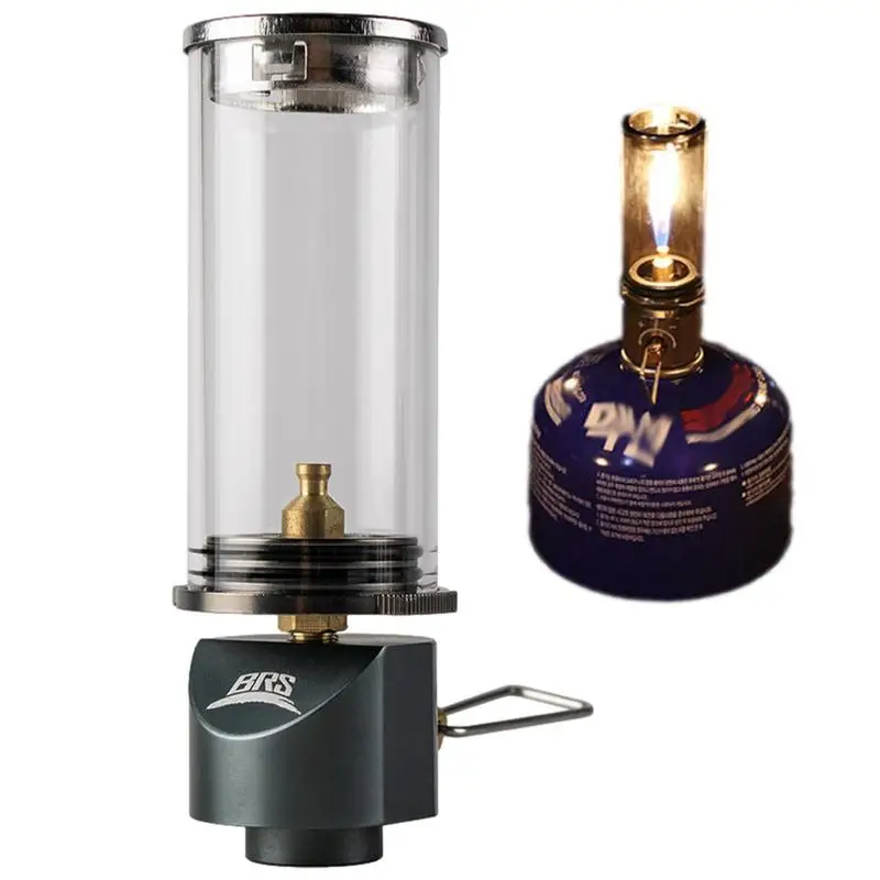 

BRS-55 перезаряжаемый фонарь для кемпинга, портативный наружный фонарь для кемпинга, фонарь с одной мантией, ветрозащитная горелка, стеклянный тент, освещение для палатки