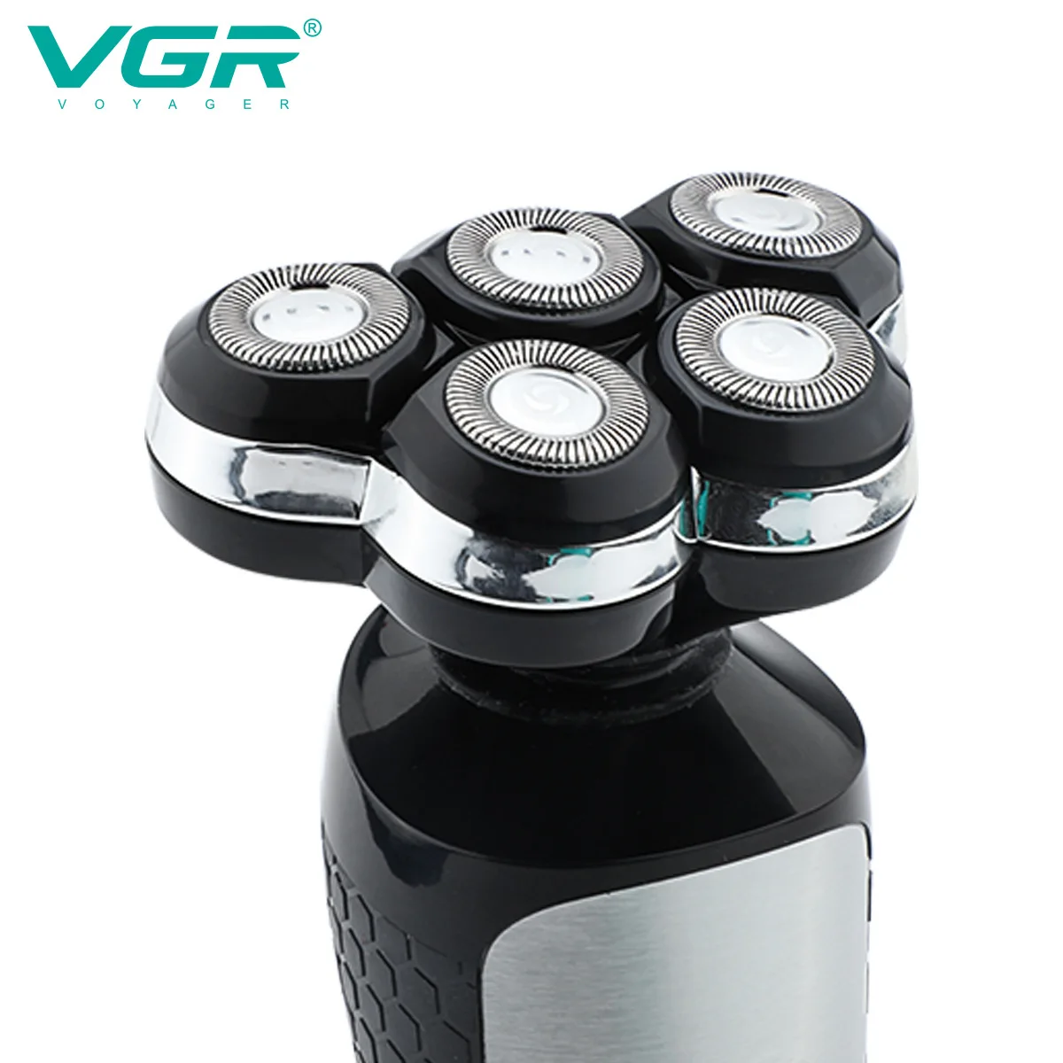 VGR Electric Shaver Face Shaver Professional Beard Trimmer Floating Waterproof Five-blade Waterproof Rechargeable Razor V-385 3