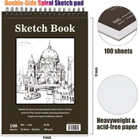 Бумажный блокнот для рисования для художественных студентов, профессиональный блокнот для рисования, канцелярские принадлежности — изображение 4