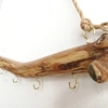 2Pcs Natural Driftwood Decorative Branches Farmhouse Home Wall Hanging Decor Hanging Jewelry Organizers With 5 Hooks Easy To Use 6