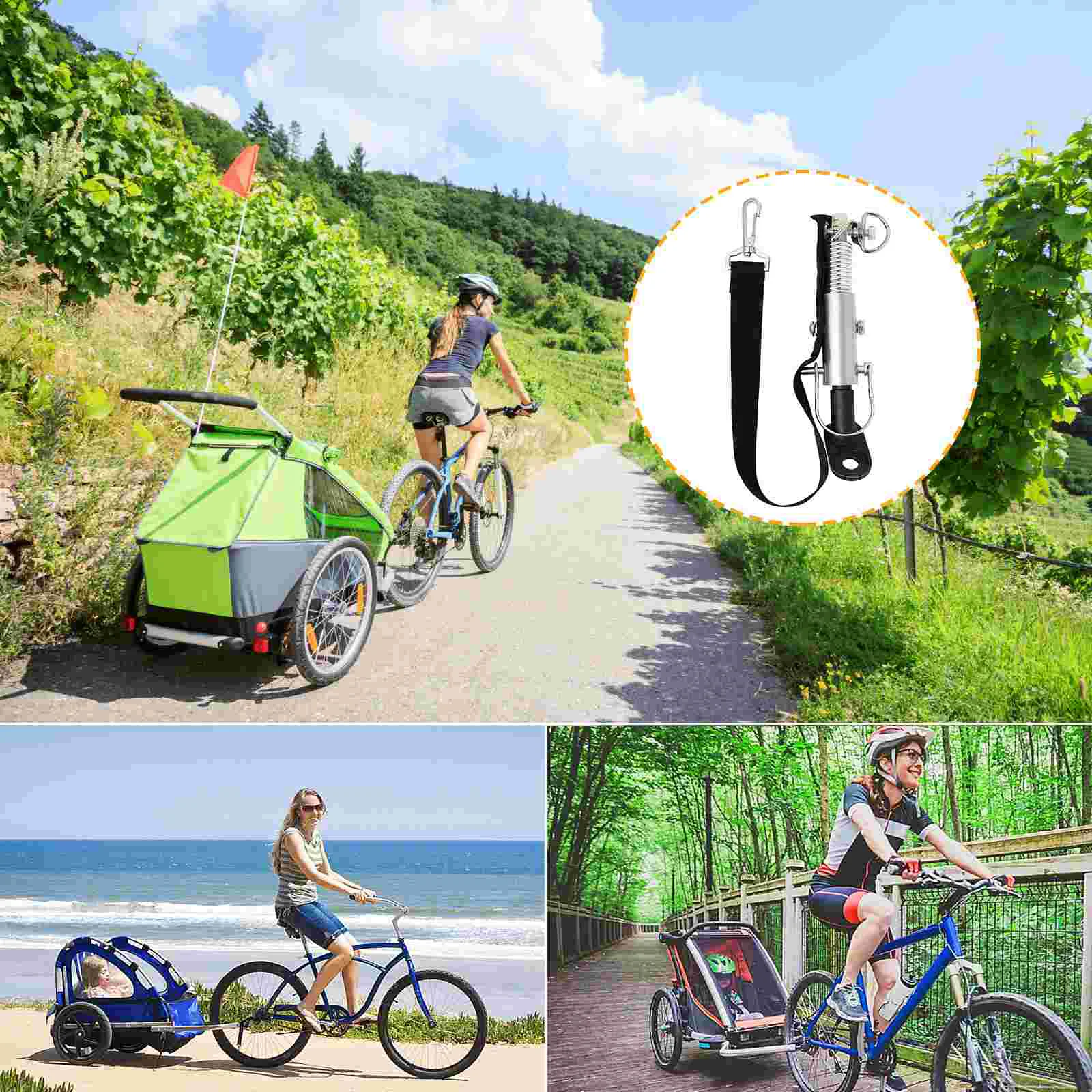 

Hook up Child Baby Accessories Cycling Adapter Coupler Bike Trailer Hitch Connector