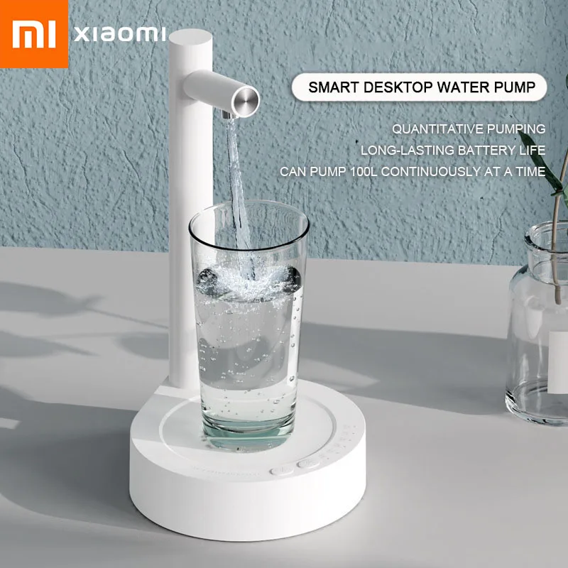 

Xiaomi Electric Water Dispenser Portable Automatic Bottle Pump Gallon Desktop USB Rechargeable Water Pump Dispenser With Stand
