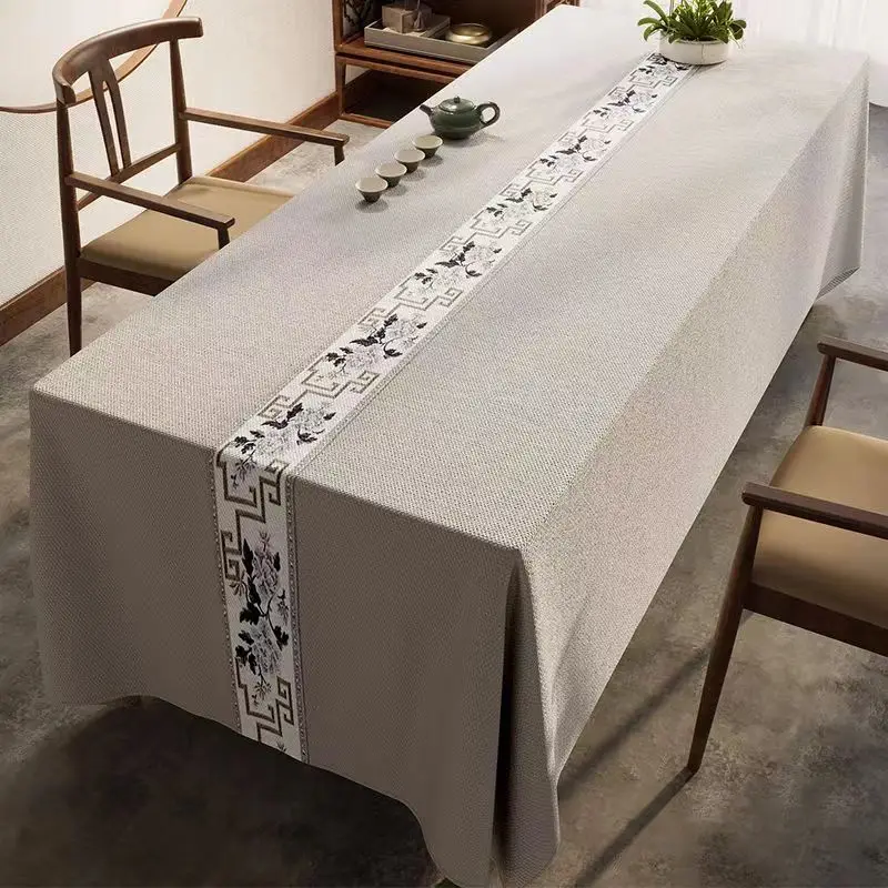 NoEnName_Null hotel obrus ogrodowy toalha tarot mantel cuadrado 140x140 โต๊ะกลาง Mainland China Linen None Non-woven