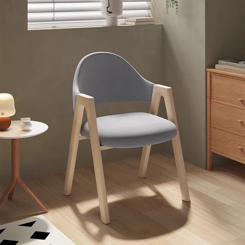 

Eaiting Wood Modern Dining Chairs Arm Rest Simple Kitchen Nordic Dining Chairs Occasional Party Sillas Para Comedor Furniture