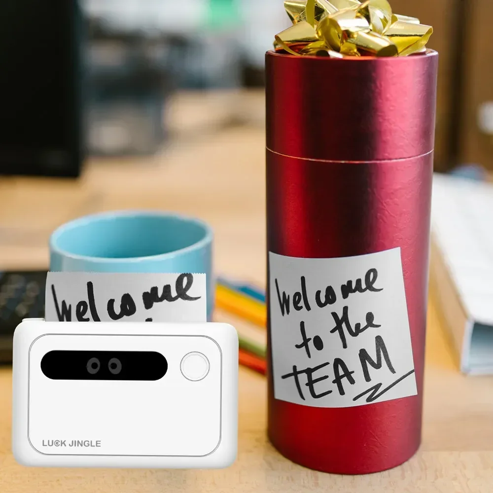 GlowMart80mm Portable Thermal Printer Mini Photo For Mobile Android iOS Phone 3 inch Pocket Machine L3