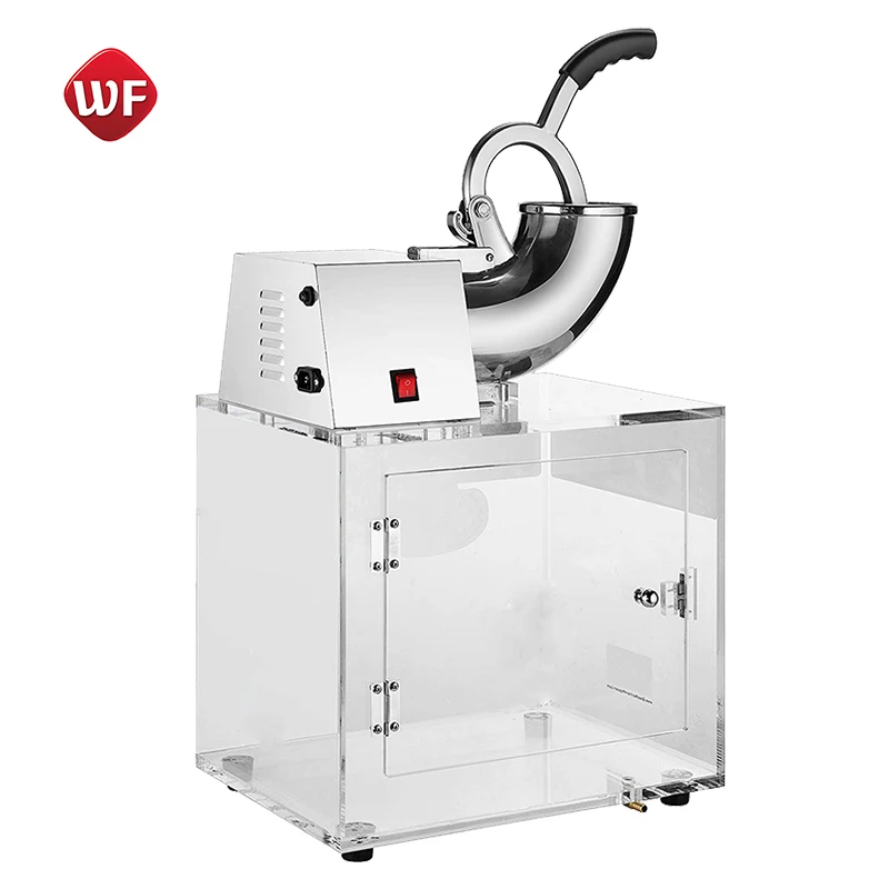 

Fast Shipping 350W Metal Crushed Ice 200kg/hr Commercial Snow Cone Ice Crusher Machine