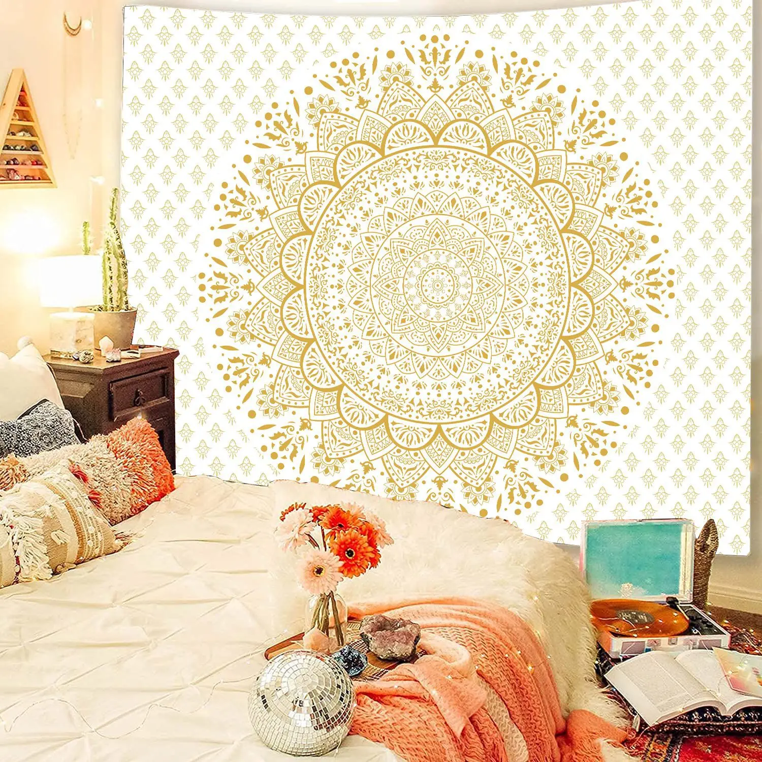 Indian Mandala Tapestry for Wall Hanging Camping Travel