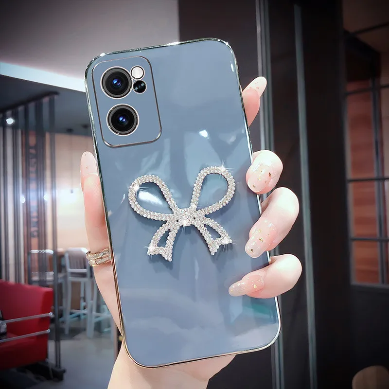 Coque de téléphone de luxe à paillettes avec nœud en diamant pour Samsung Galaxy S25 S23 Ultra Coque en silicone pour Samsung S24ultra S22Plus S21FE S20FE s10_voghion.com