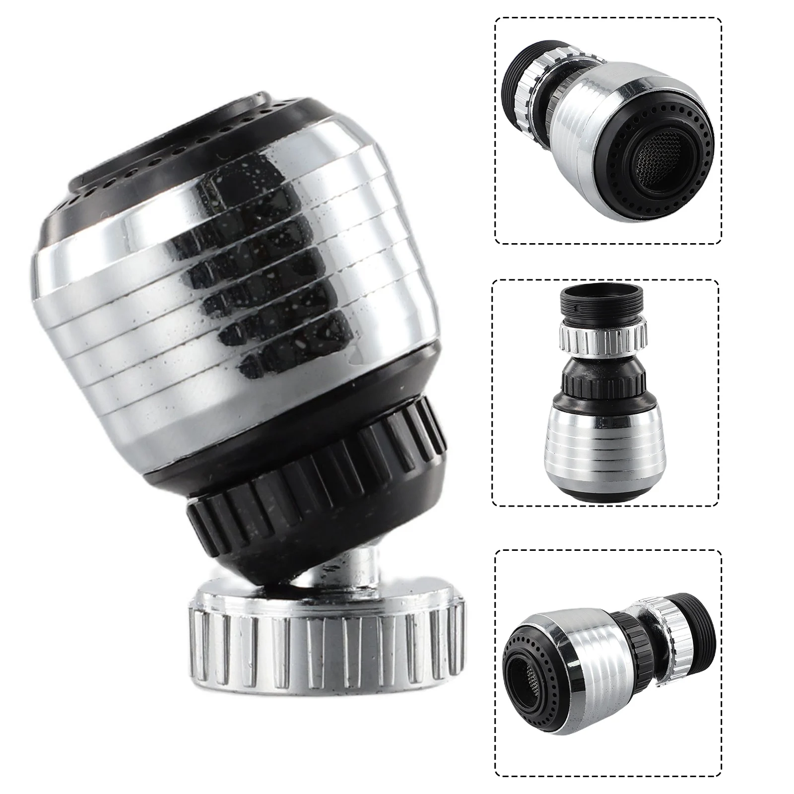 Description Picture 2 of item360 Rotate Kitchen Faucet Adapter Aerator Shower Head Pressure Home Water Saving Bubbler Splash Filter Tap Nozzle Connector