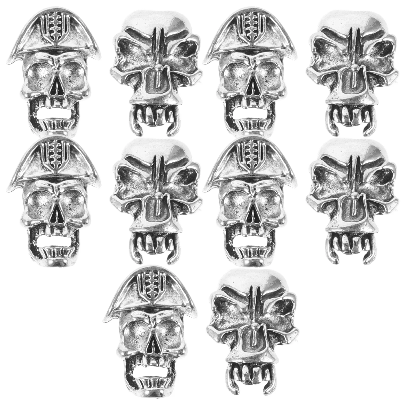 

10 Pcs Dreadlocks Beads Braiding Accessories Hair Cuffs for Braids Jewelry High Quality Alloy Miss Women's
