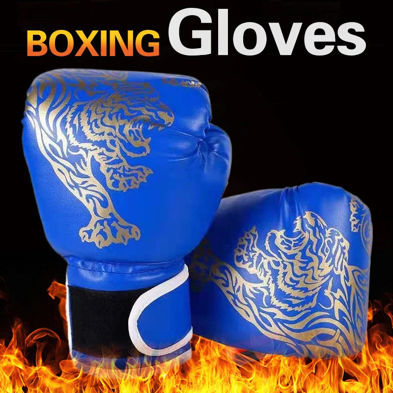 Boxing Glove Kickboxing Protective Glove Kids Children Punching Training Sanda Sports Supplies