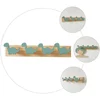 Sponge Coat Hook Dinosaur Child Decor Entryway Rack Key Holder for Wall Wooden Clothes 5