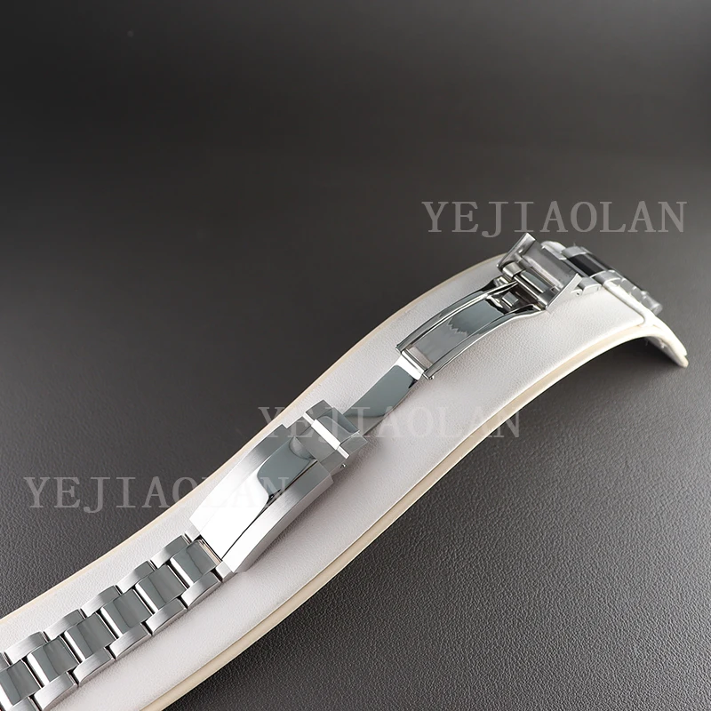 20 mm Herren-Uhrenarmbänder, gebürstetes und poliertes Armbanduhrenarmband, Teile für GMT-Master Oyster Perpetual Submariner-Gehäuse – Detail 6