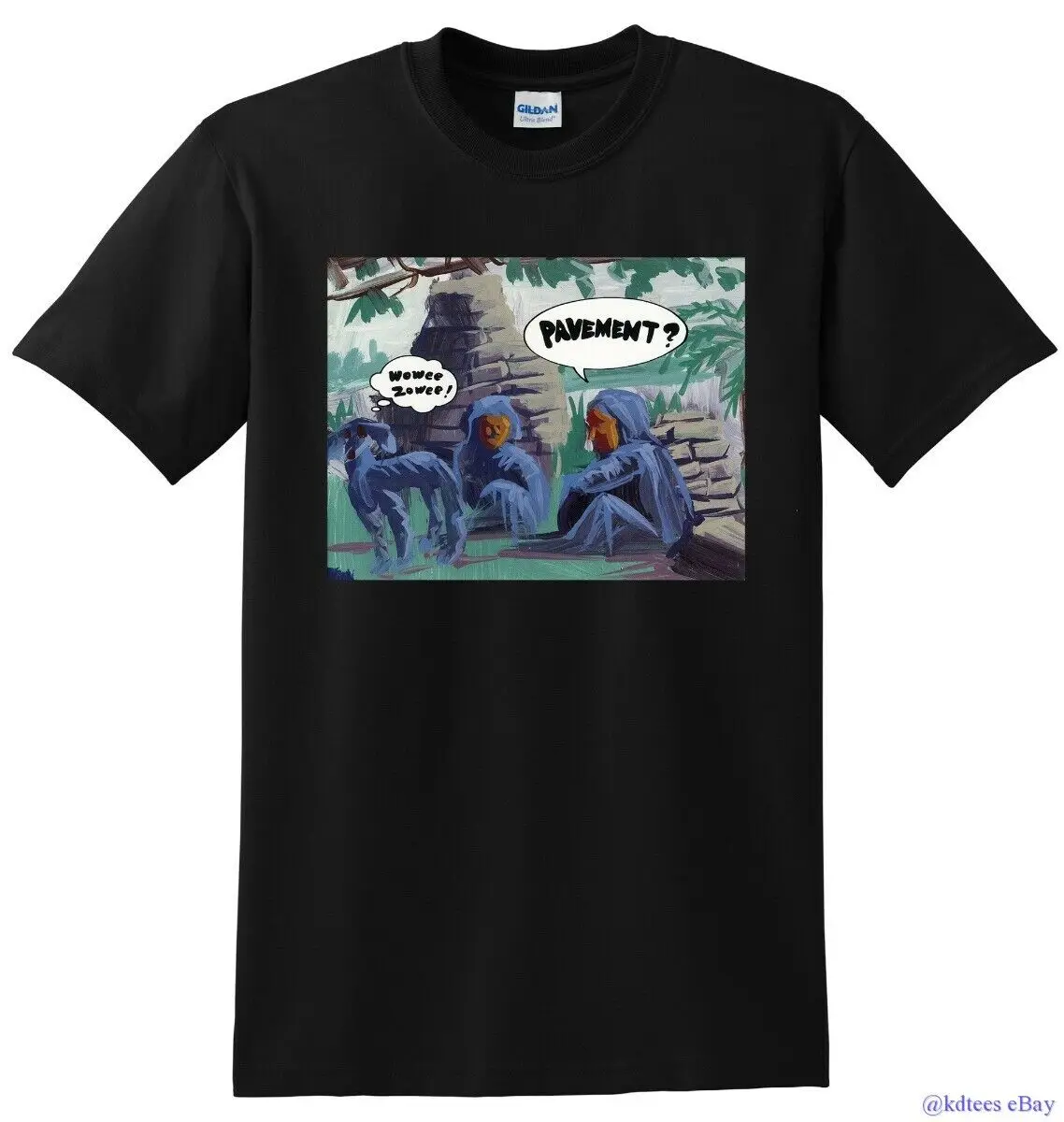 

PAVEMENT T SHIRT wowee zowee vinyl cd cover SMALL MEDIUM LARGE or XL