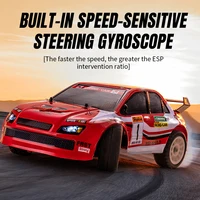 1/12 RC Car SY1201 32km/H 2.4G 4WD with Gyroscope 390 Motor ESP with LED Light High Speed Drift Car RTR Suits Adult Kid Toy Gift 1