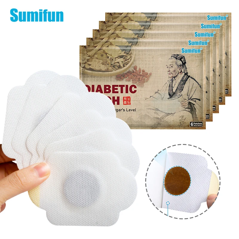 

12/18/30/60Pcs Diabetic Patch Stabilizes Blood Sugar Balance Plaster High Blood Glucose Cure Chinese Medicine Diabetes Treatment